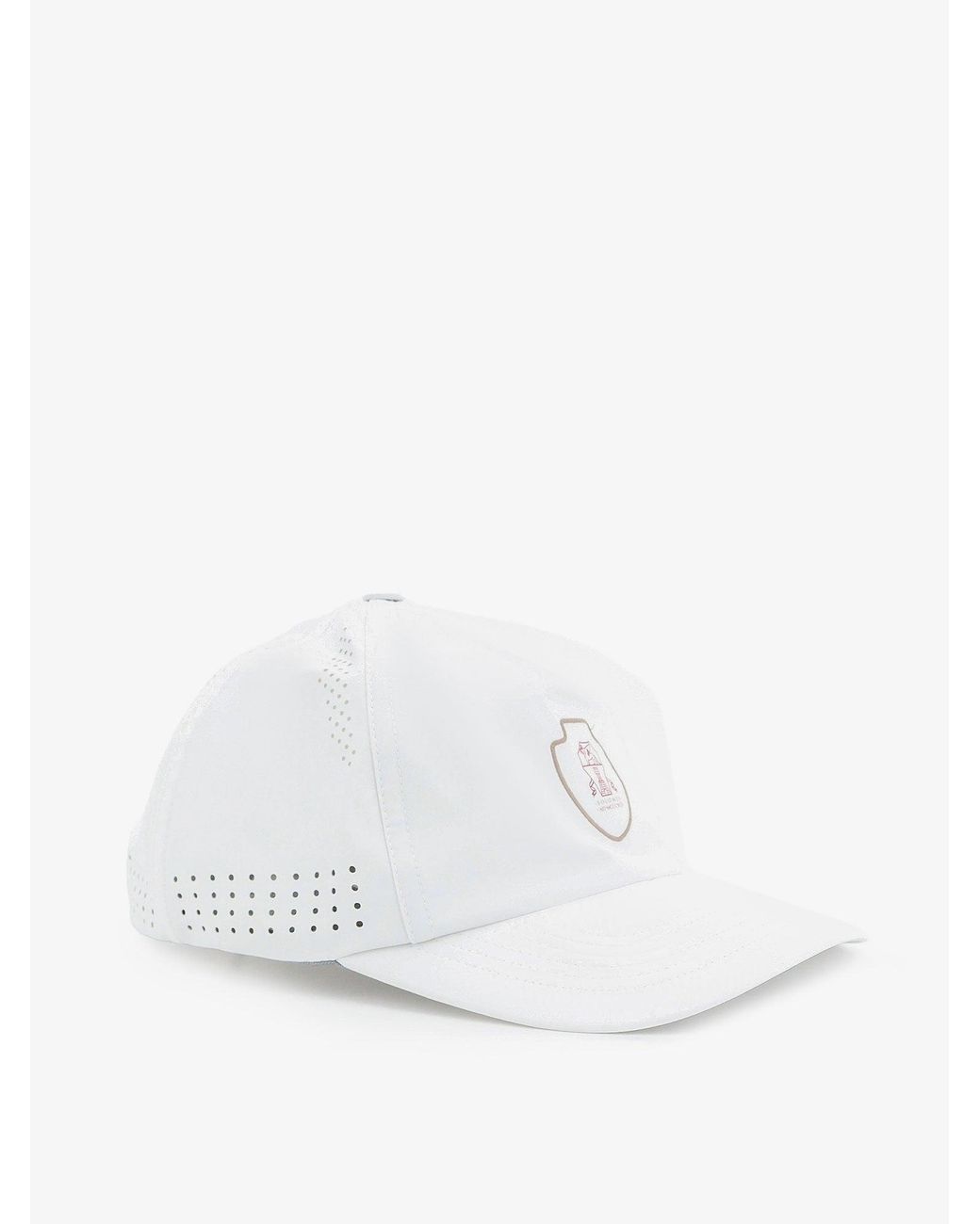 Brunello Cucinelli White Nylon Hat for men