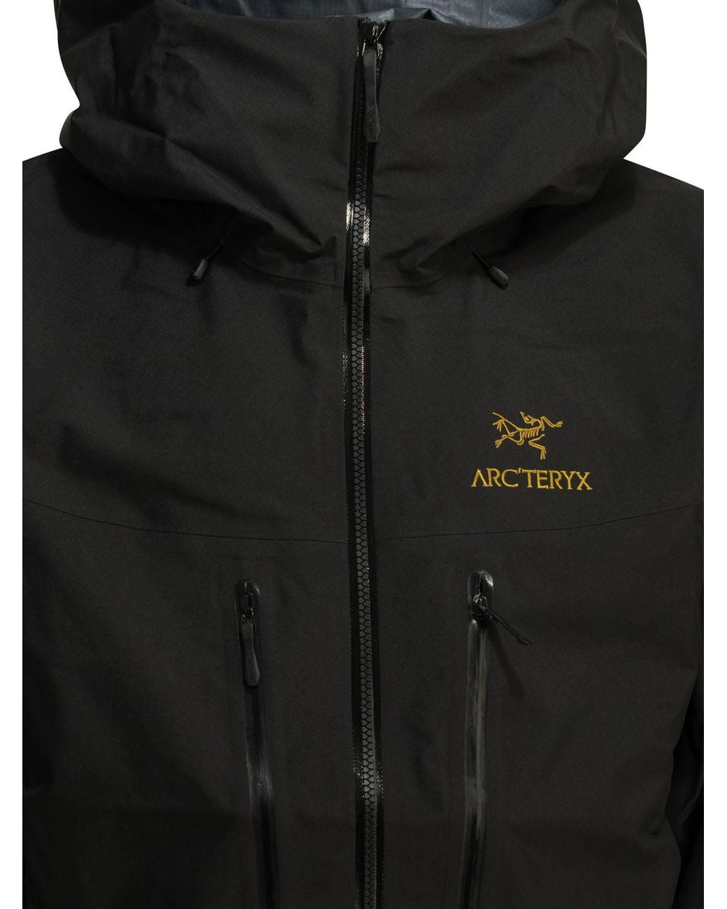 Arc'teryx Black Alpha Sv Windbreaker Jacket for men