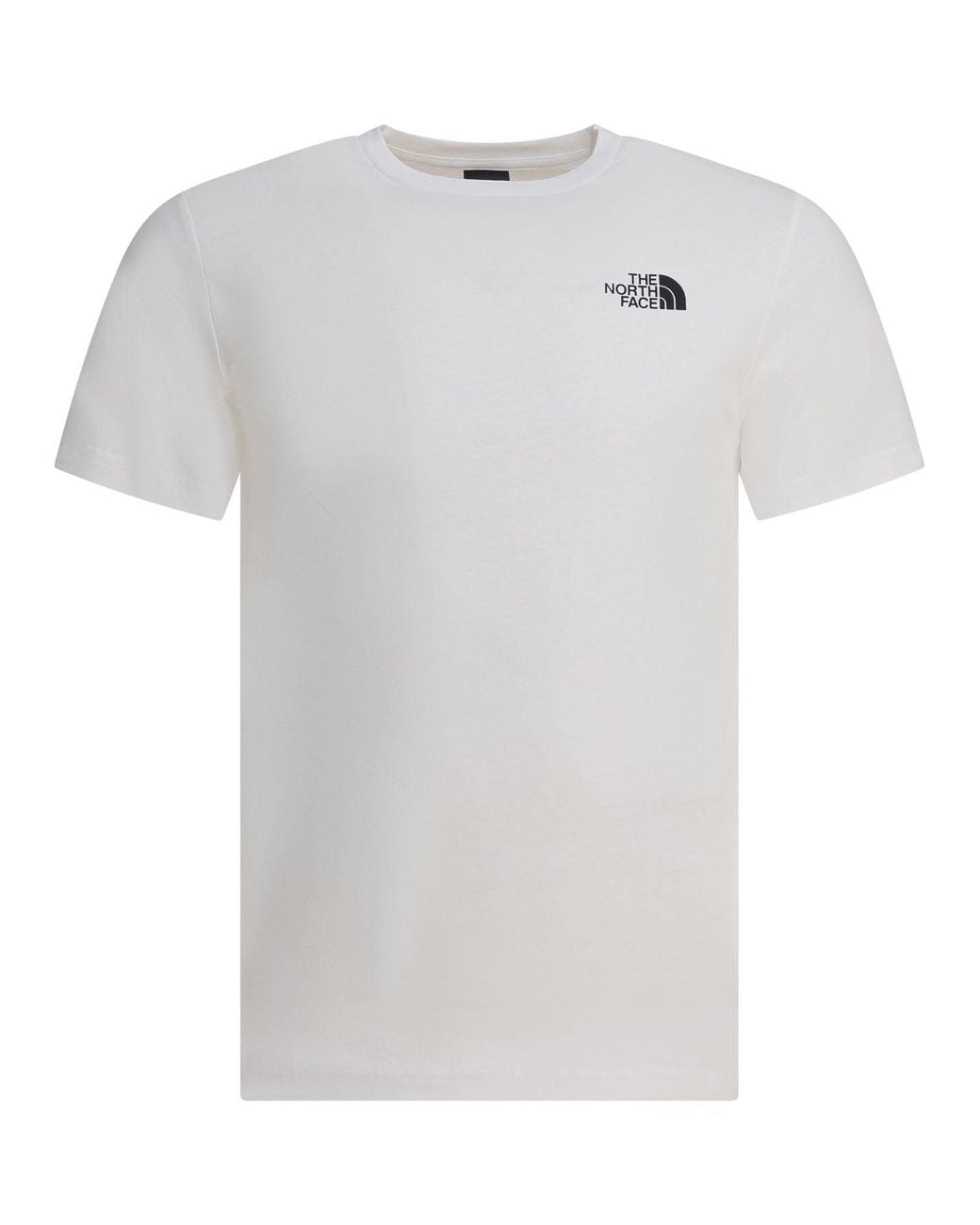 The North Face White Vertical Ss Tee T-Shirts for men