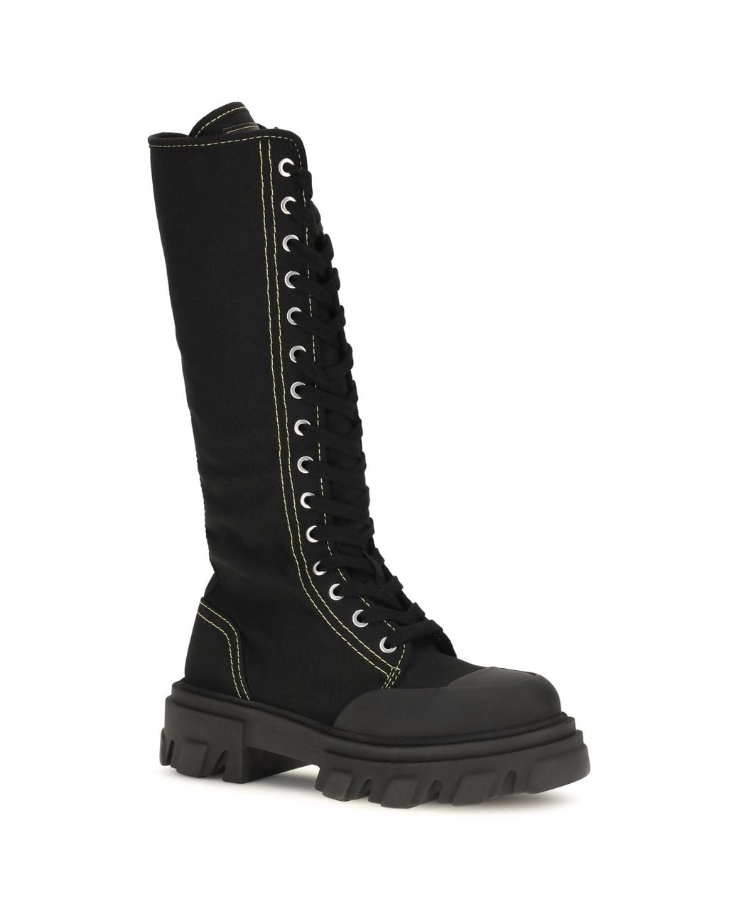 Ganni Black Trail Boots Tall