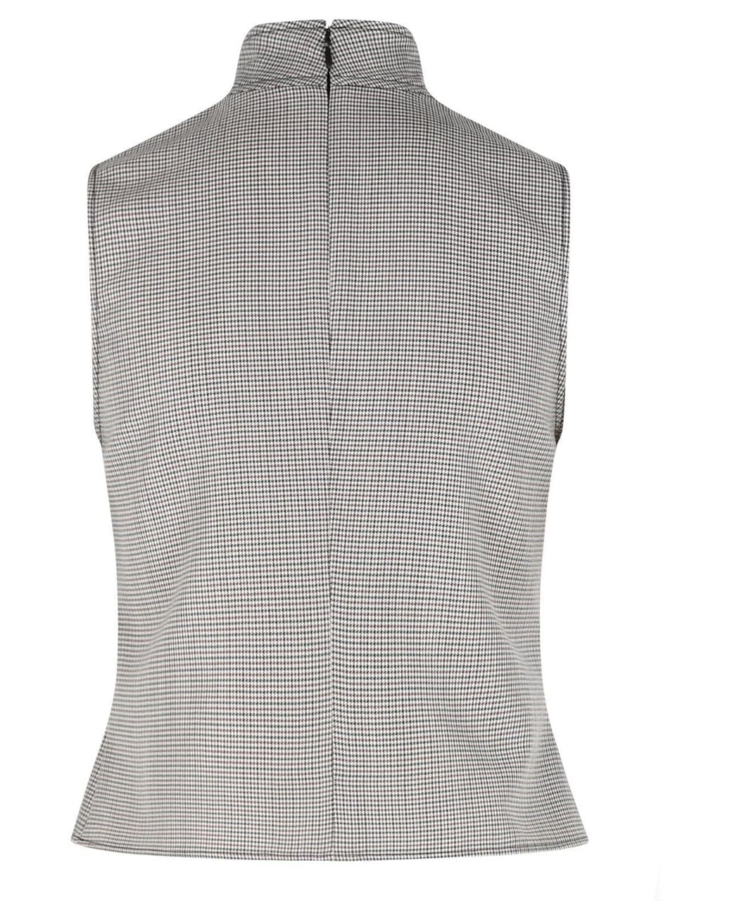 Courreges Gray 'Buckle' Tank Top
