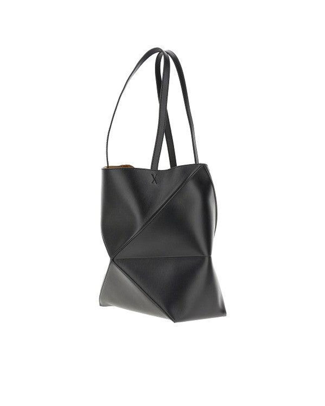 Loewe Black Medium Puzzle Fold Tote Bag