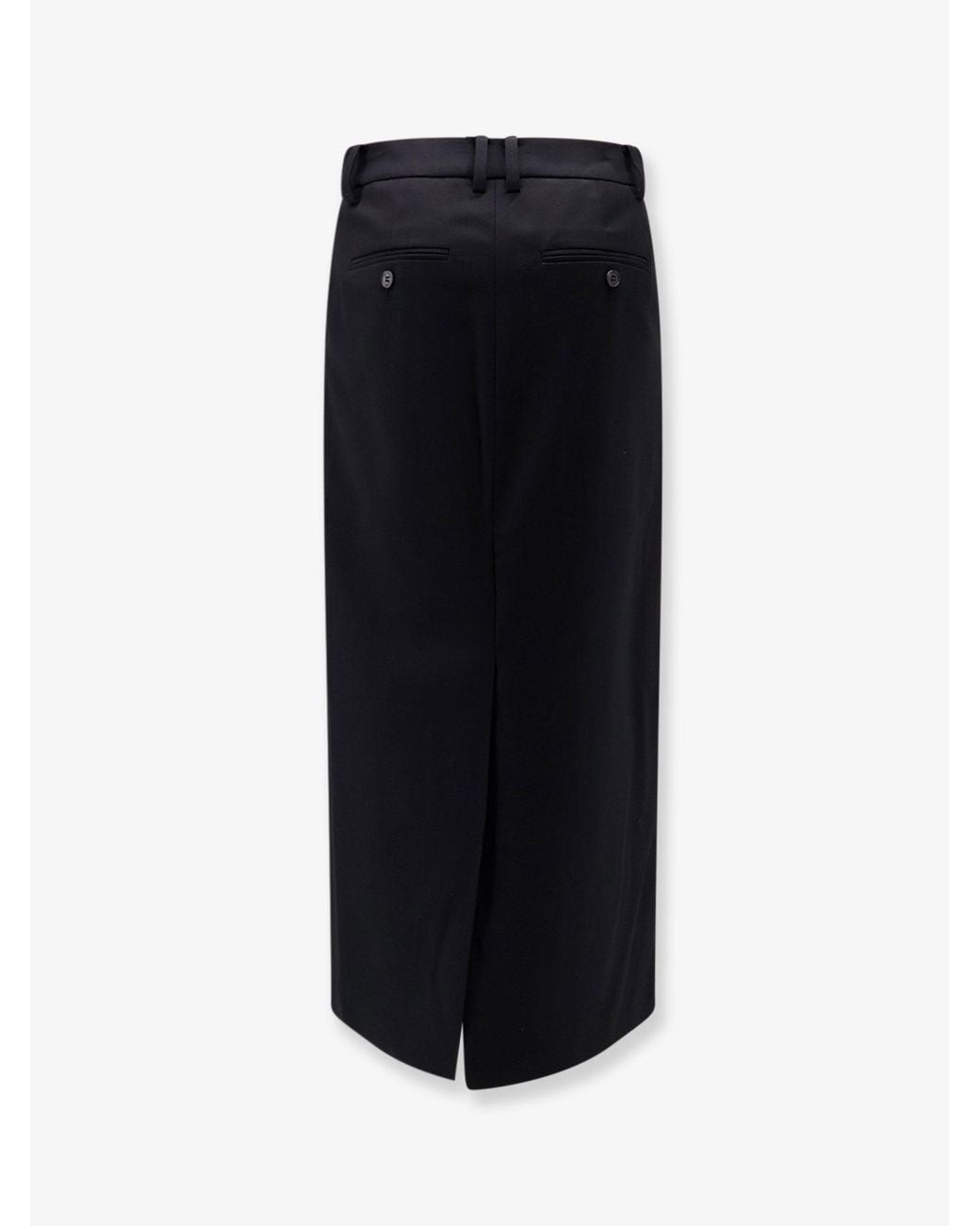 DUNST Black H-Line Long Skirt