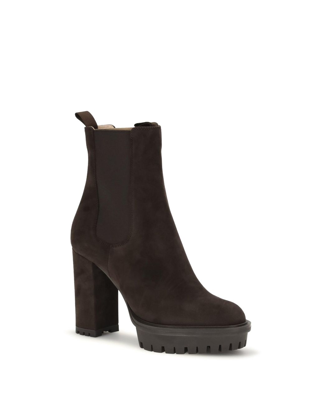Gianvito Rossi Black Barry Suede Ankle Boots