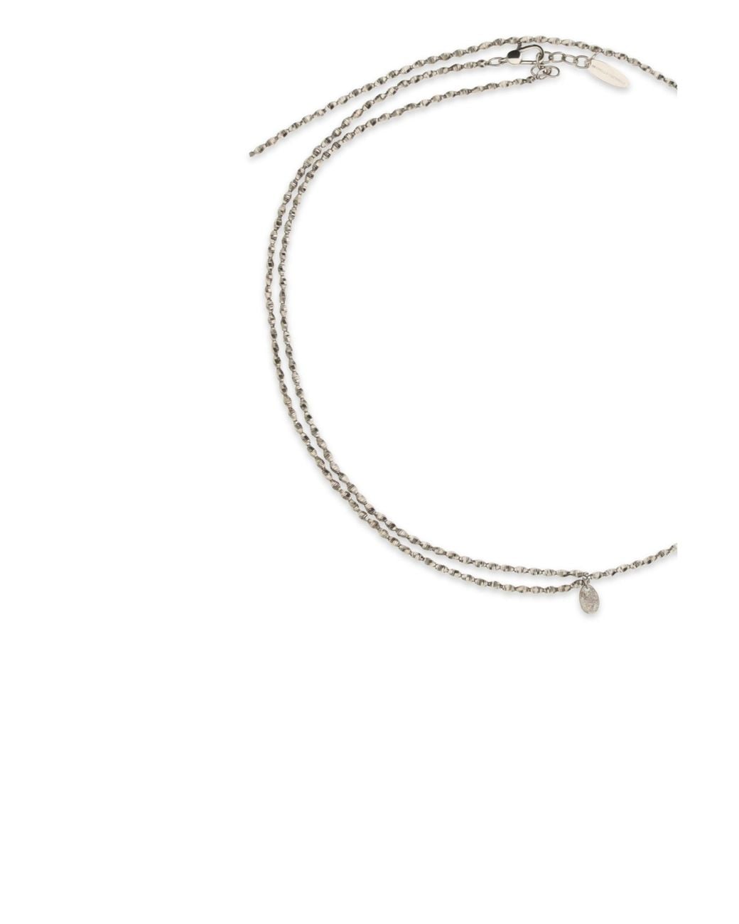 Brunello Cucinelli White Chain Necklace