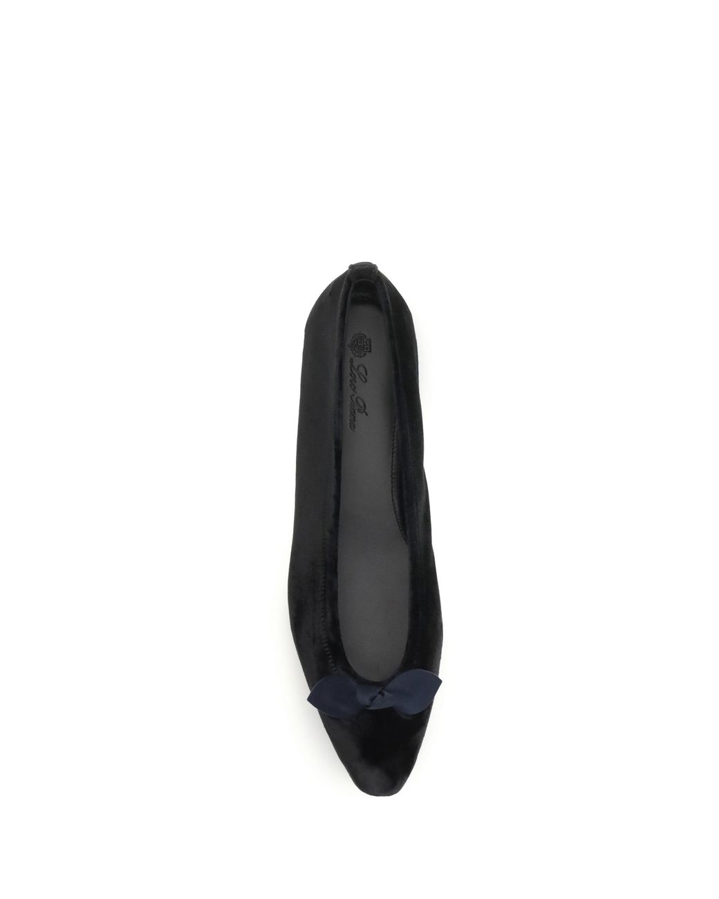 Loro Piana Black Primula Ballerinas