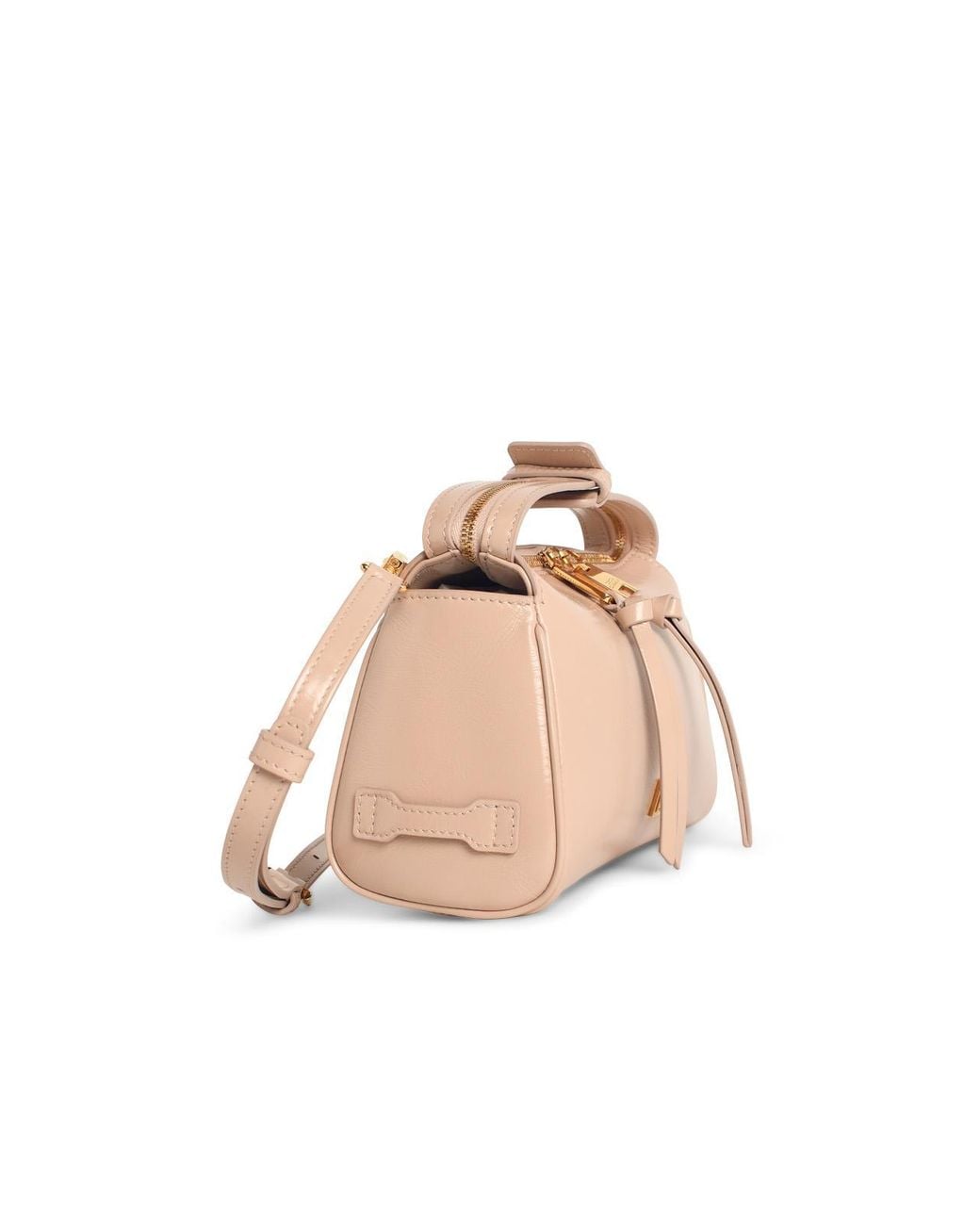 Dolce & Gabbana Natural 'Vittoria' Leather Handbag Nude