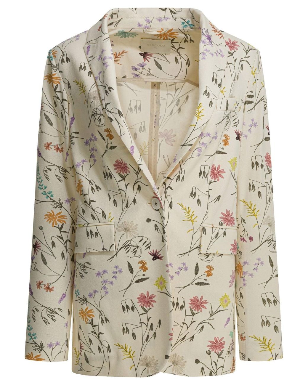 Circolo 1901 Multicolor Cotton Elastan Jacket