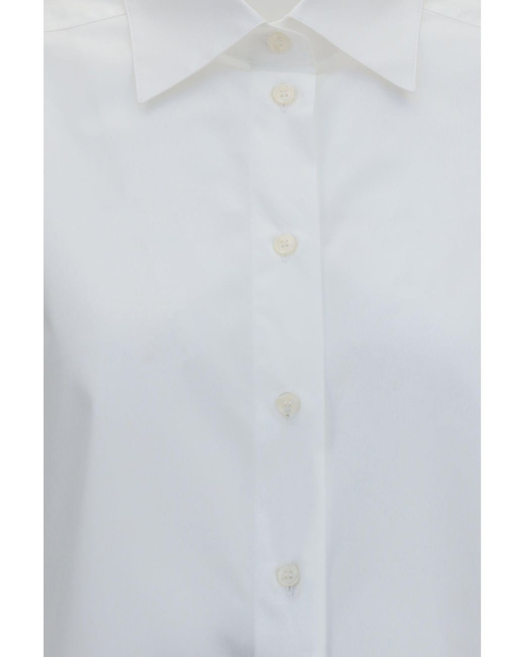 Dolce & Gabbana White Dolce & Gabbana Classic Cotton Shirt