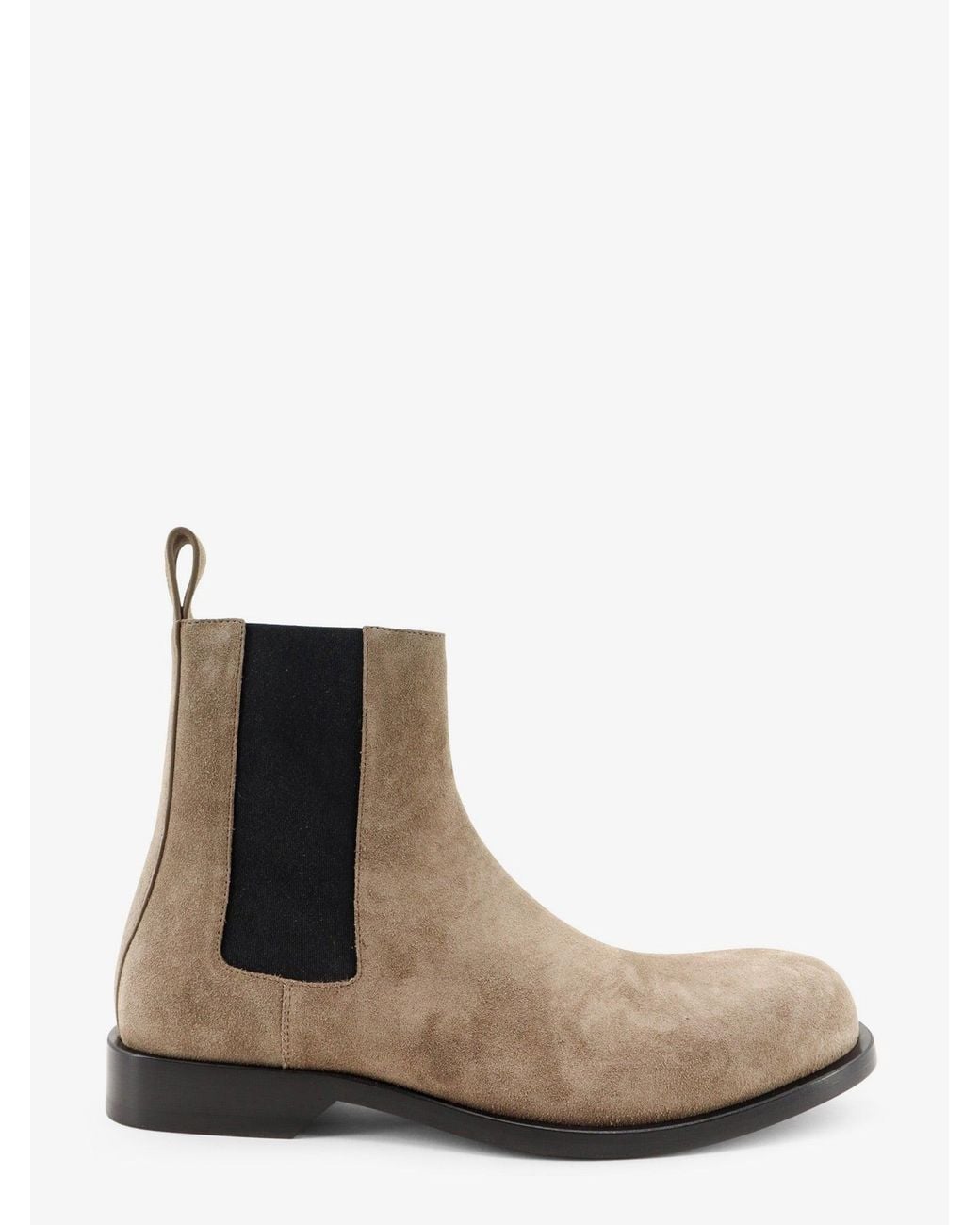 Loewe White Bobine Chelsea Suede Boots for men
