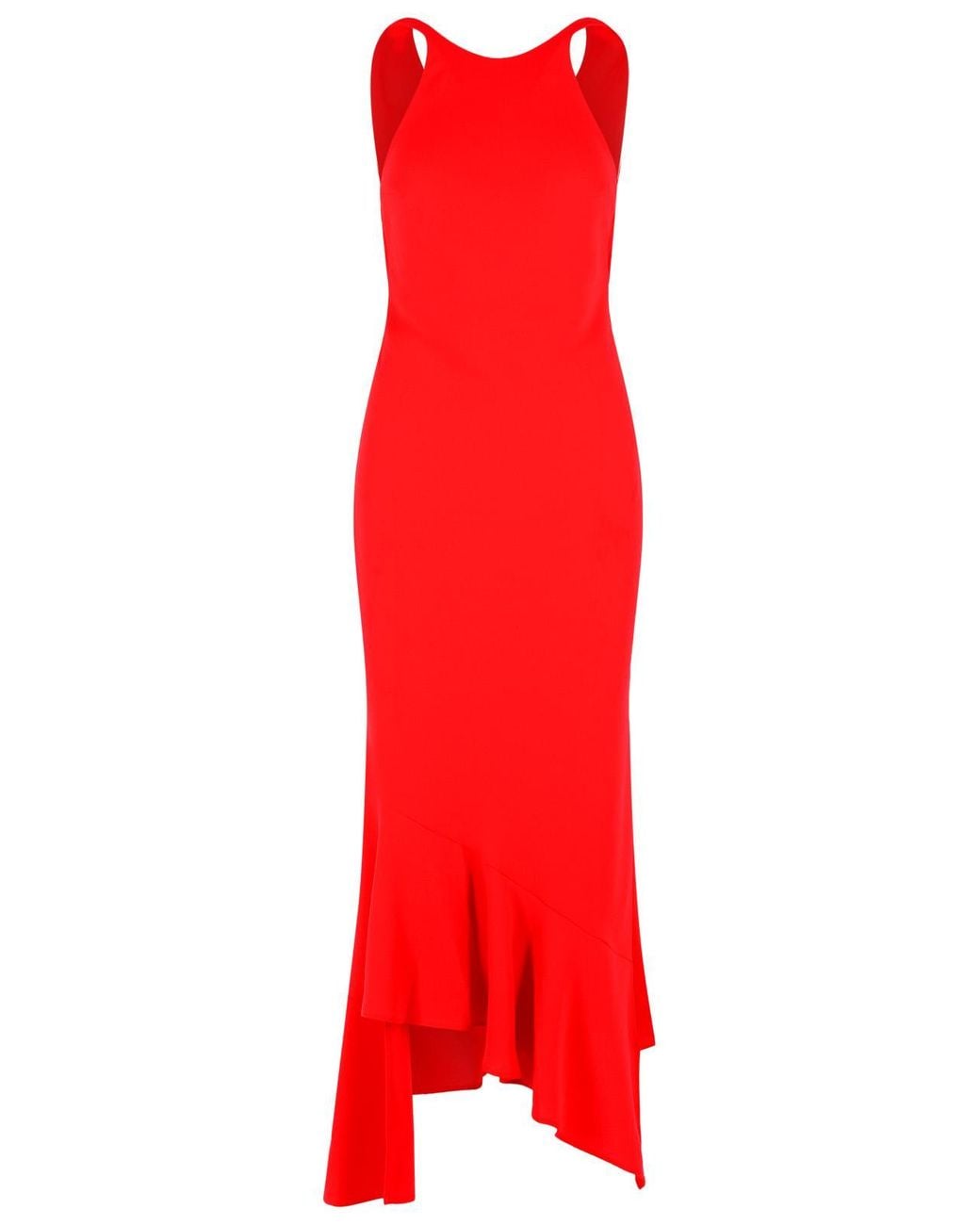 ANDAMANE Red 'Carmen' Polyester Dress