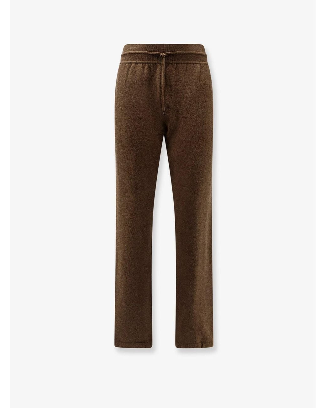 Loro Piana Brown Merano Revamp Baby Cashmere Trousers