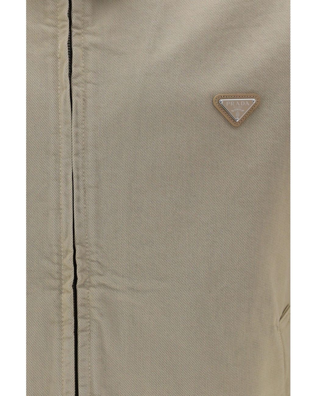 Prada Natural Denim Blouson Jacket for men