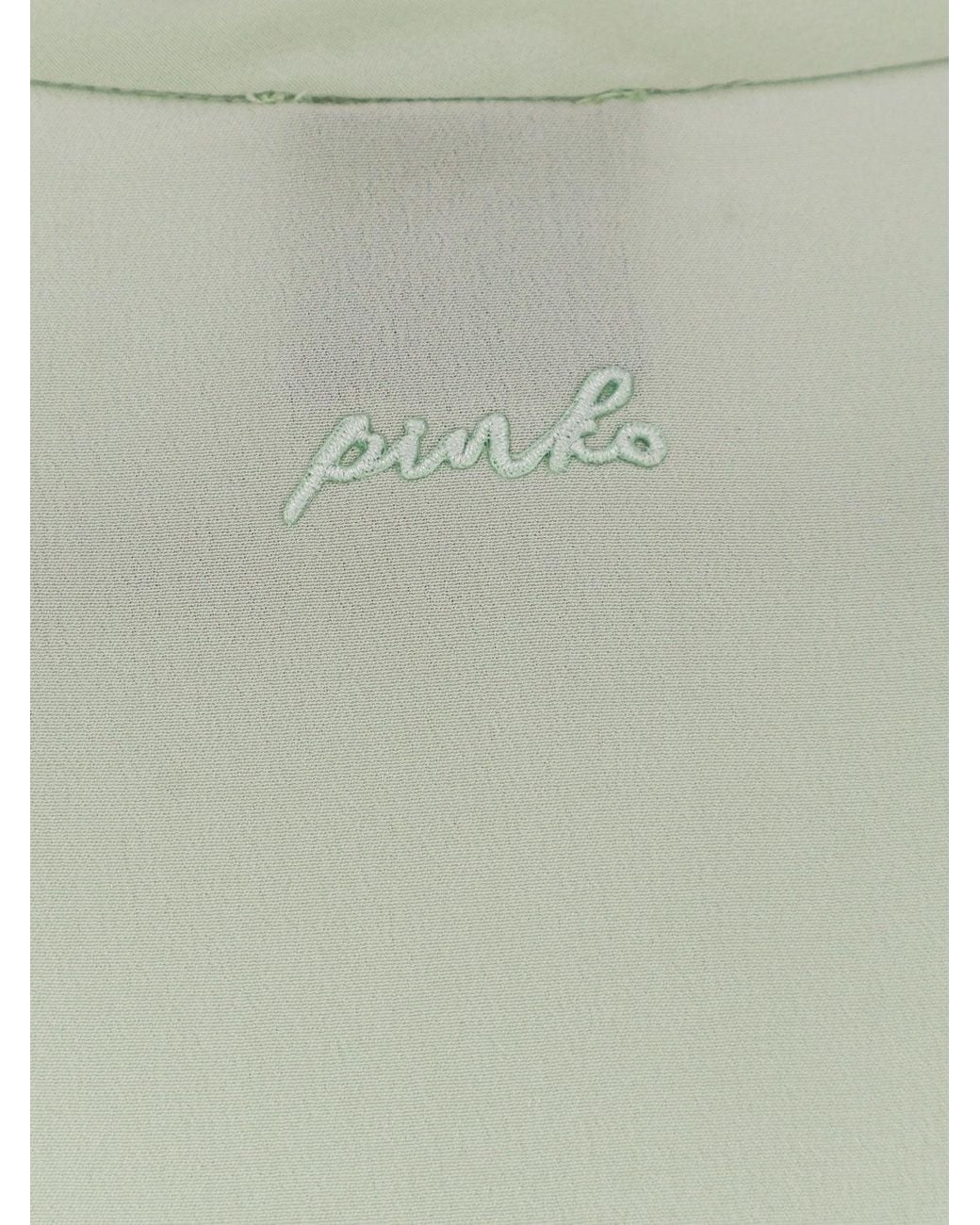 Pinko Green Shirts Seta
