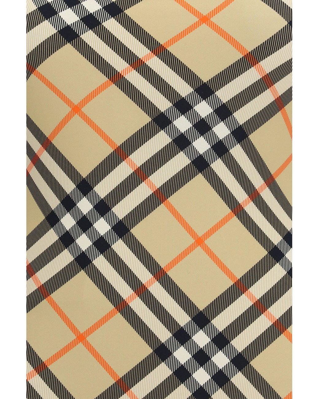 Burberry White Check Swimsuit