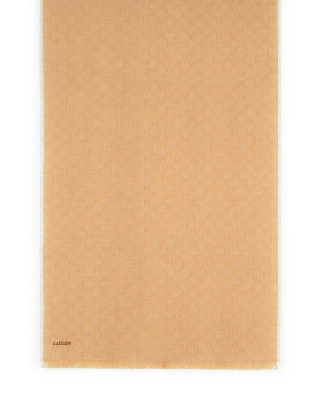Max Mara Natural 'Magico' Camel Virgin Wool Scarf