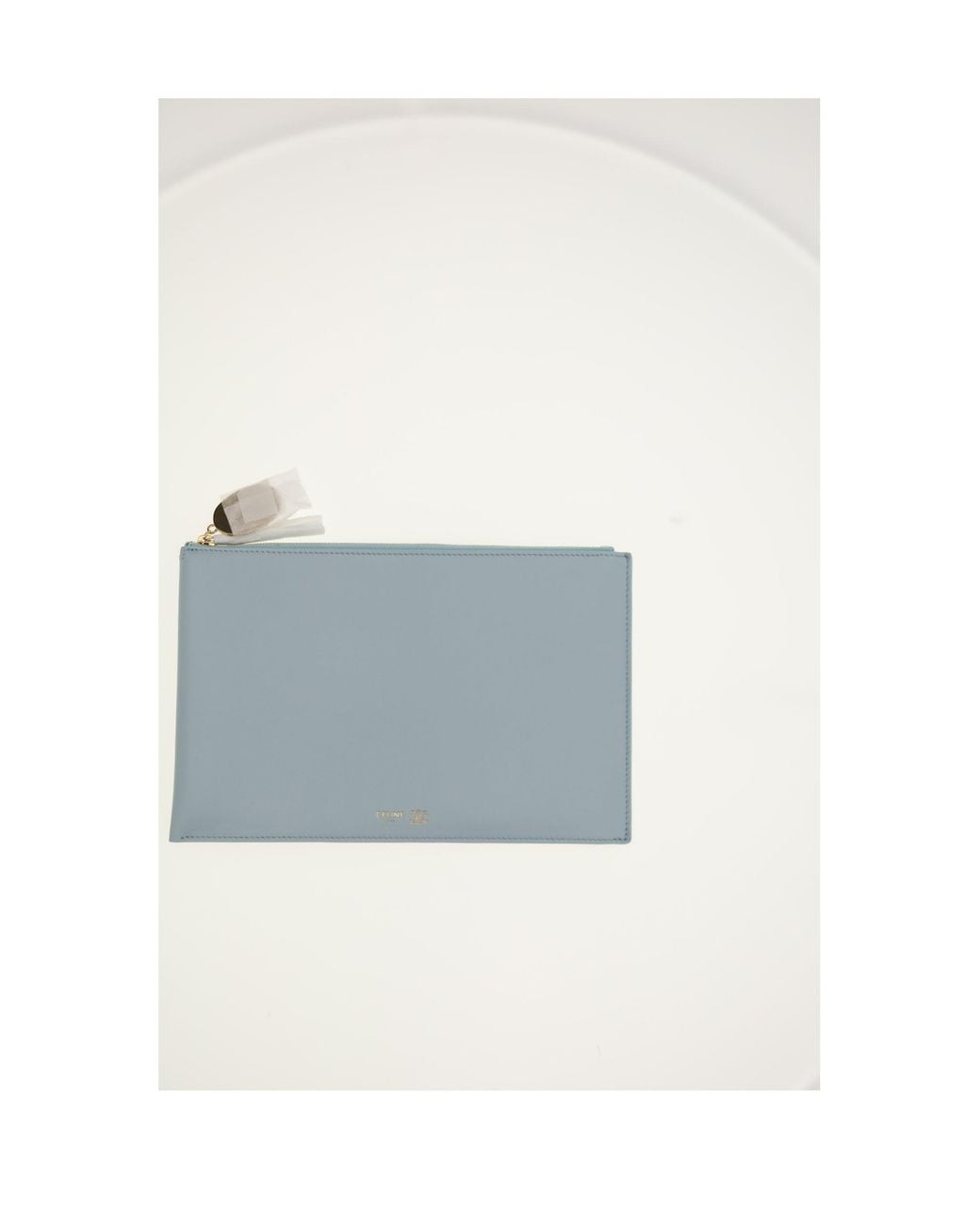 Céline White Duo Pouch
