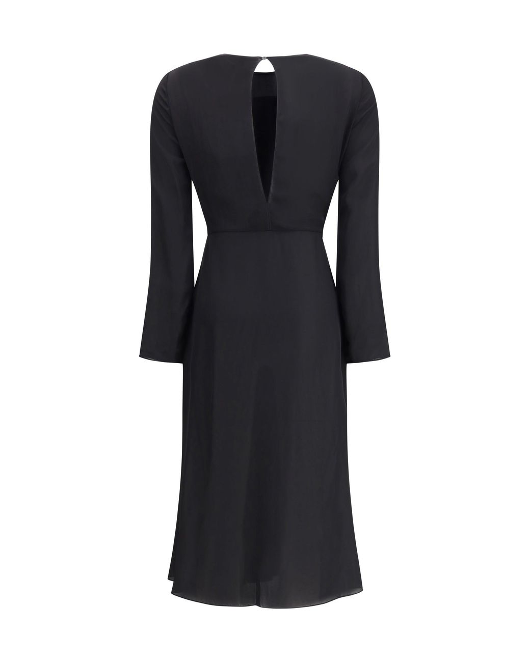 Alaïa Black Alaã¯A Draped Viscose Dress