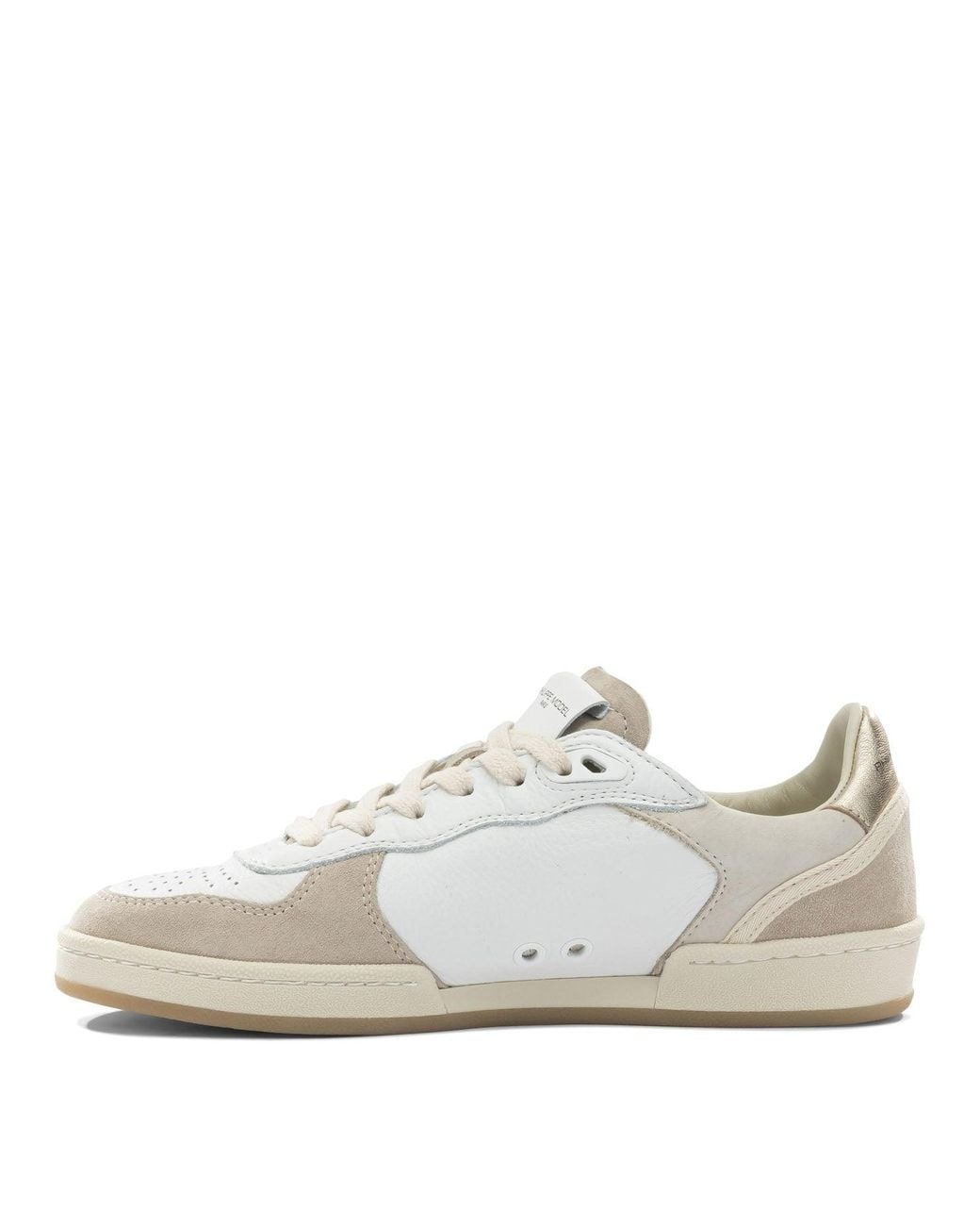 Philippe Model White Leather Rubber Sneakers