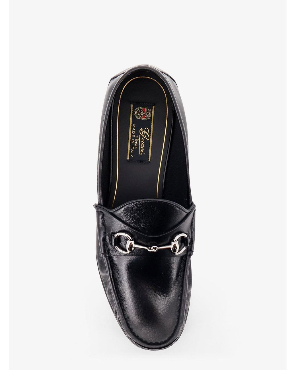 Gucci White Lugano Leather Loafers for men