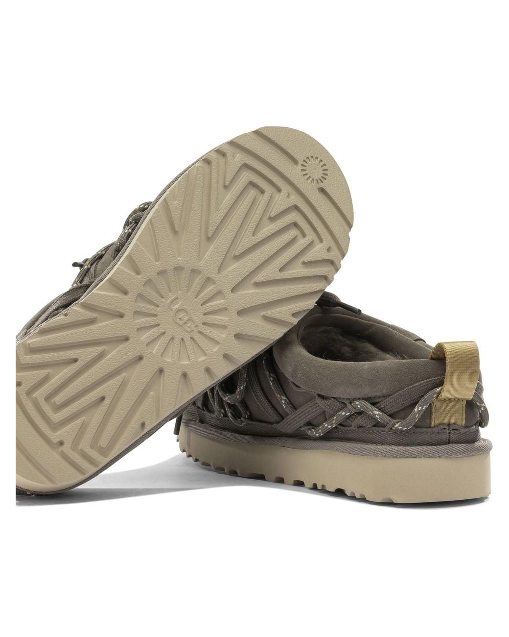 Ugg Gray Suede Rubber Loafers