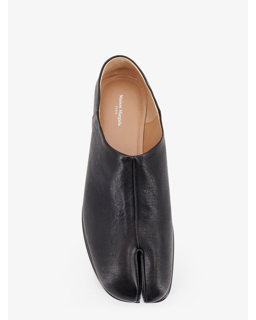 Maison Margiela White Tabi Leather Slip-Ons for men