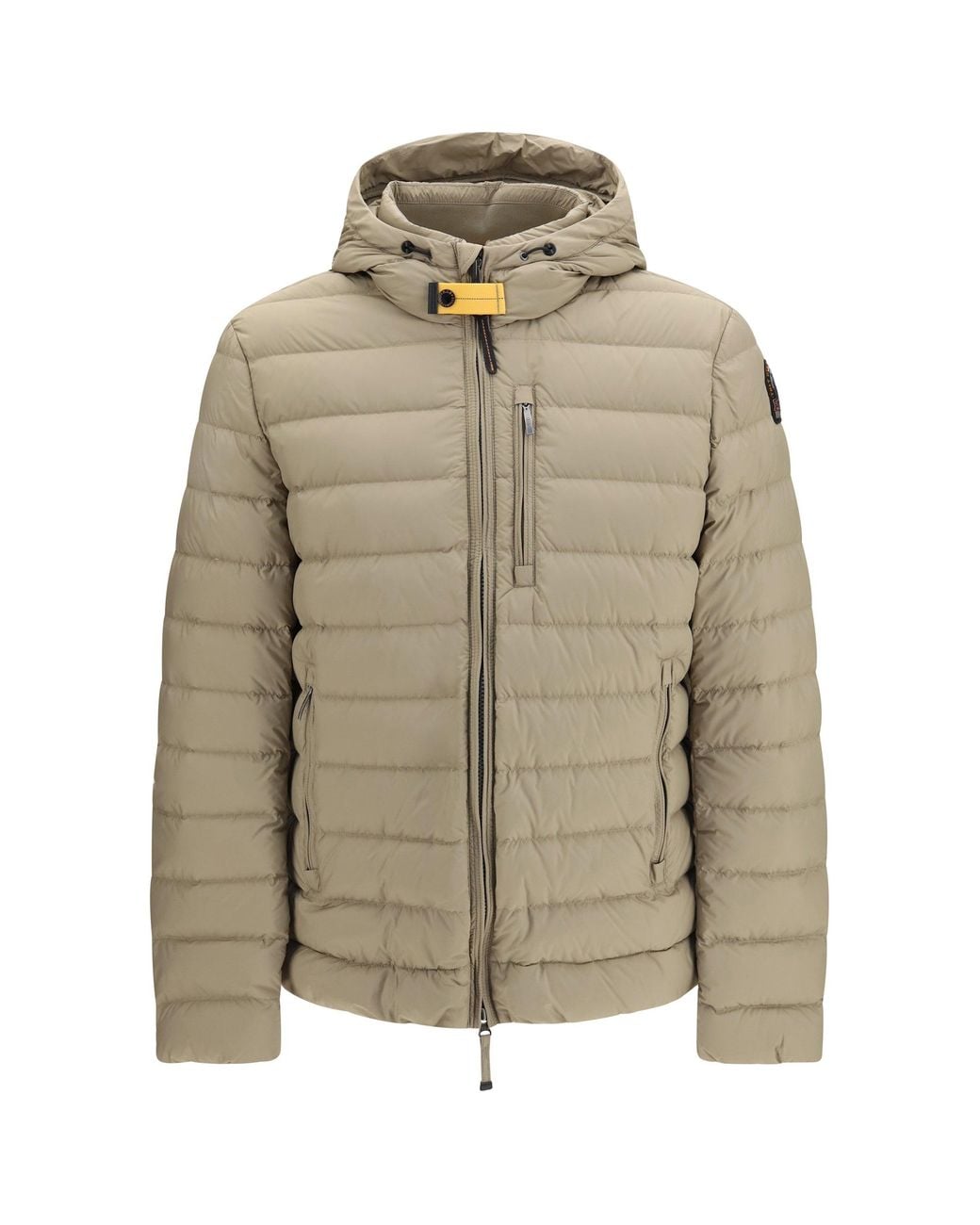 Parajumpers Green Last Minute Quilted Down Jacket Muted Khaki for men
