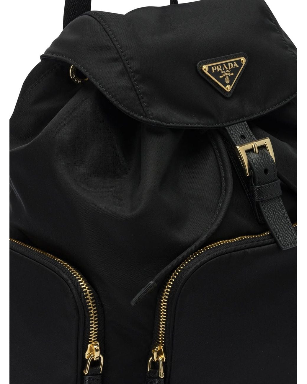 Prada Black Re-Nylon Casual Backpack