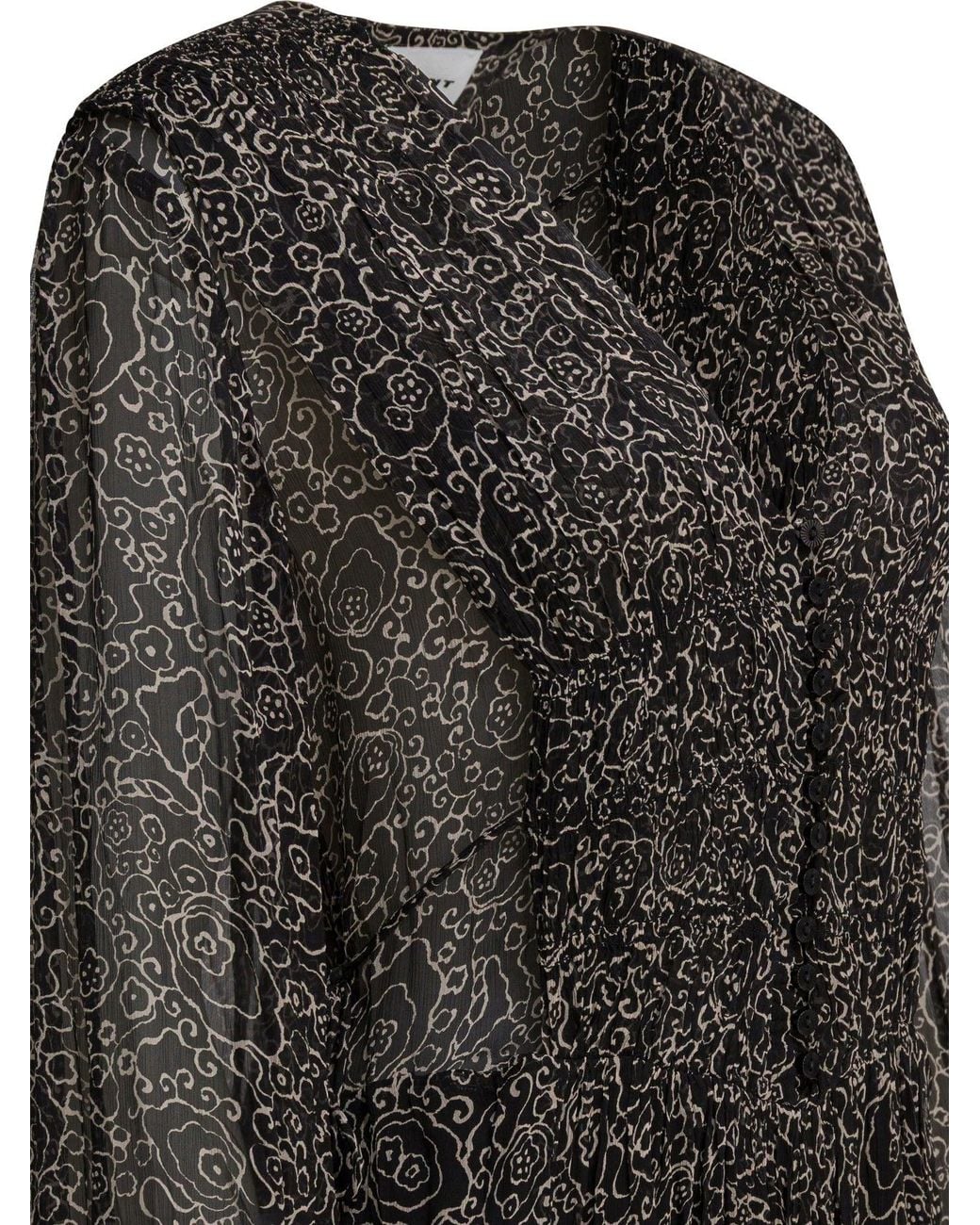 Isabel Marant Black "Briane" Midi Dress