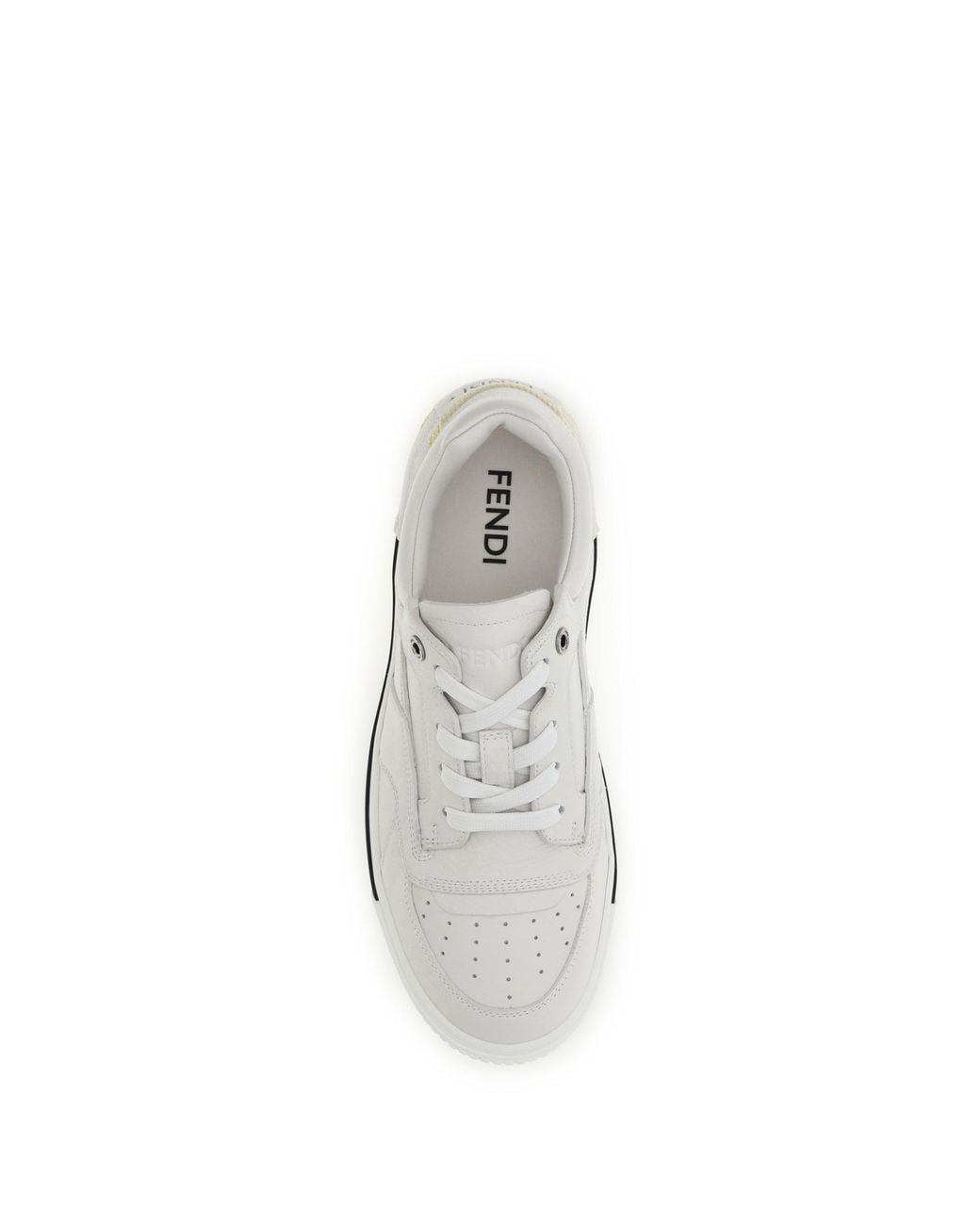 Fendi White Fender Sneakers for men