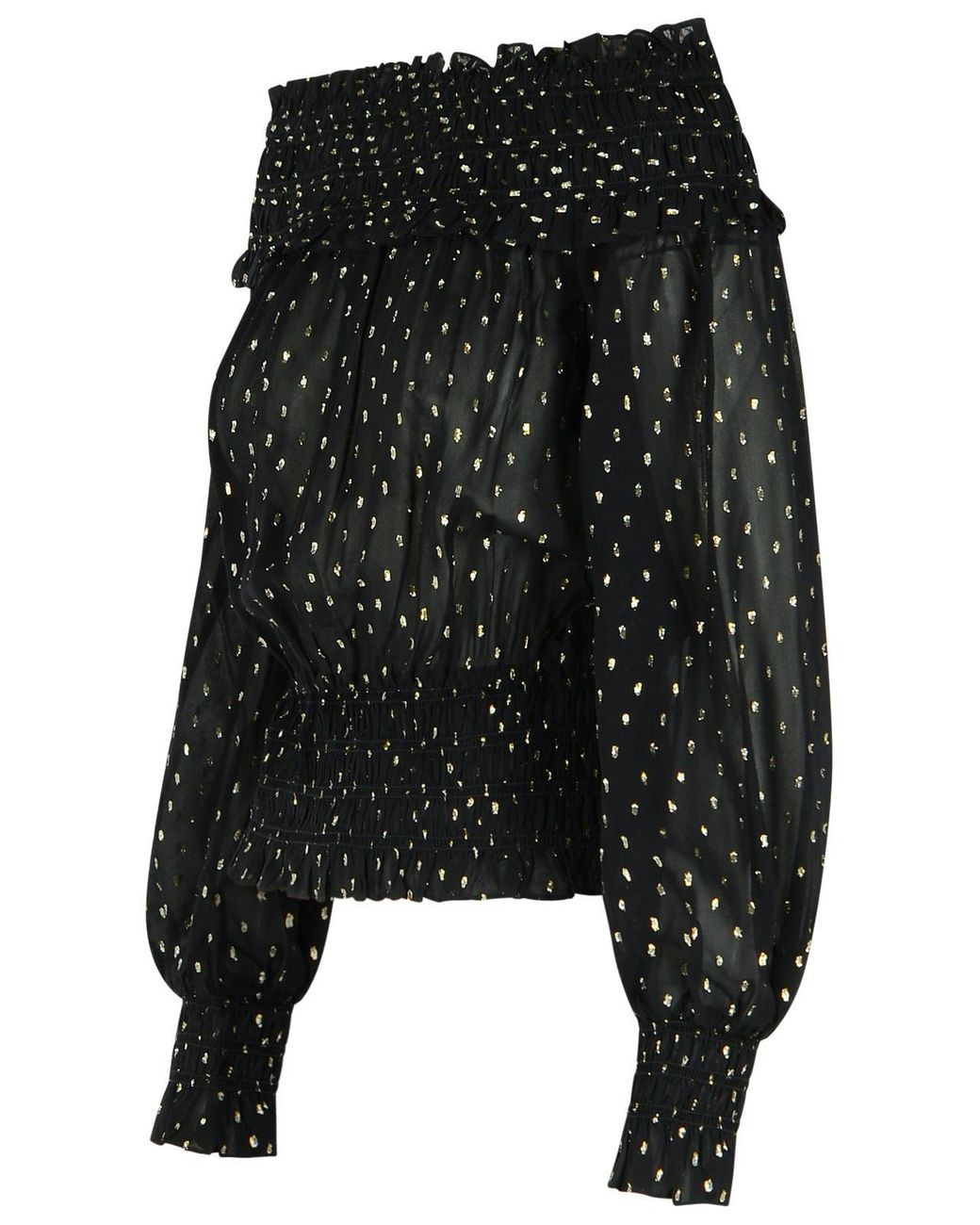 Self-Portrait Black Self Portrait 'Chiffon' Viscose Sweater