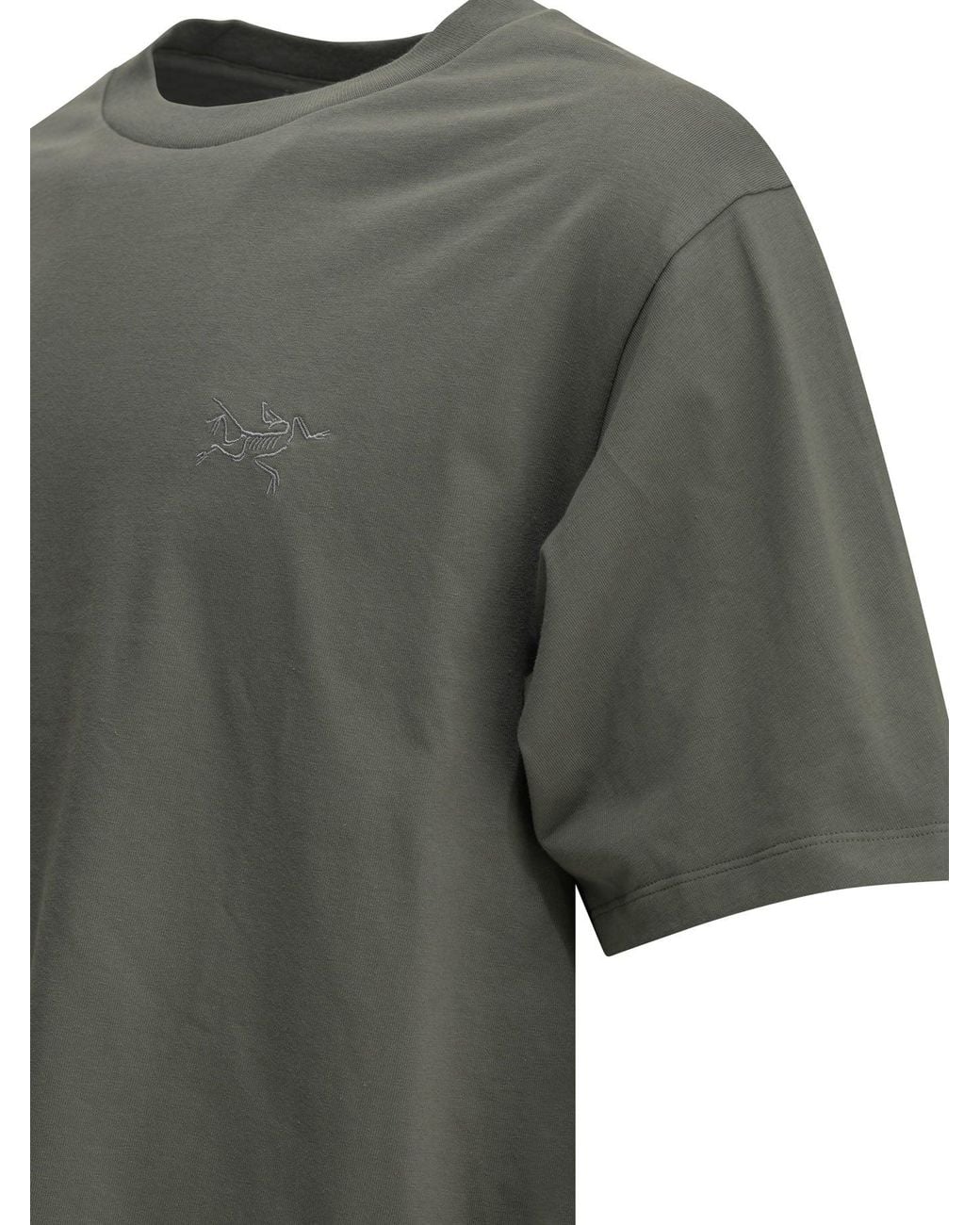 Arc'teryx Gray Kragg Emblem Crew Neck T-Shirt for men