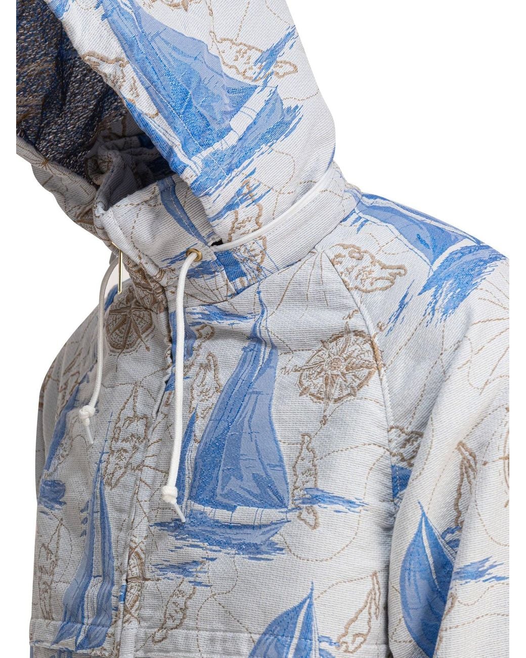 Beams Plus Navy Jackets And Coats Light Blue