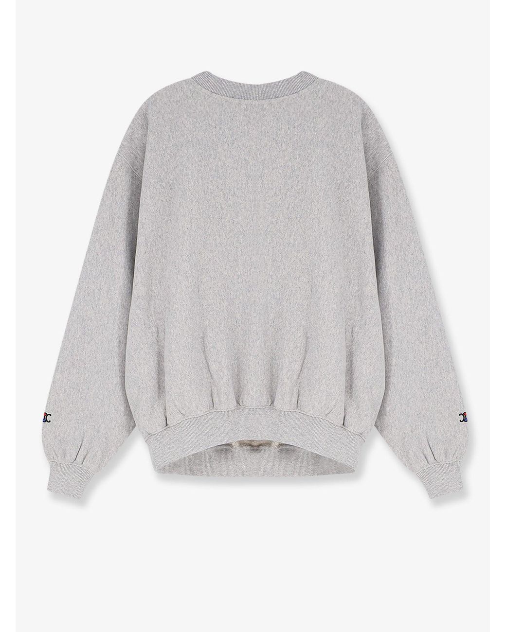 Céline White Cotton Sweatshirt