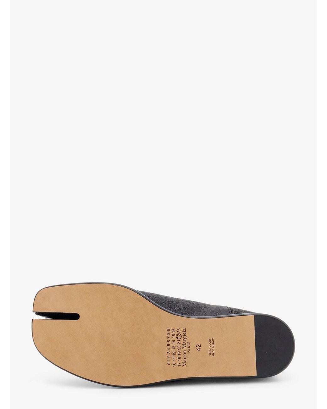 Maison Margiela White Tabi Leather Slip-Ons for men