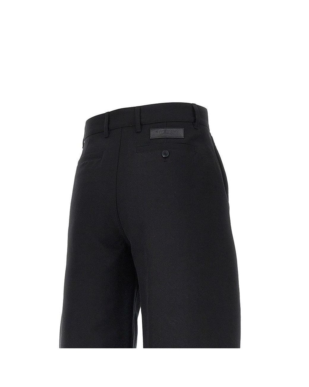 Givenchy Black Couture Seam Cotton Pants for men