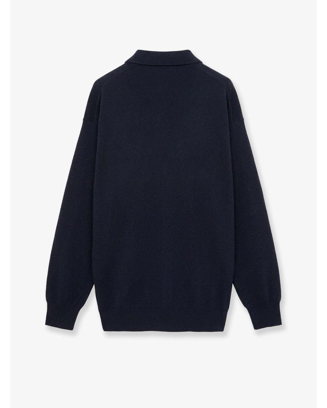 Loewe Blue Cashmere Silk Blend Sweater