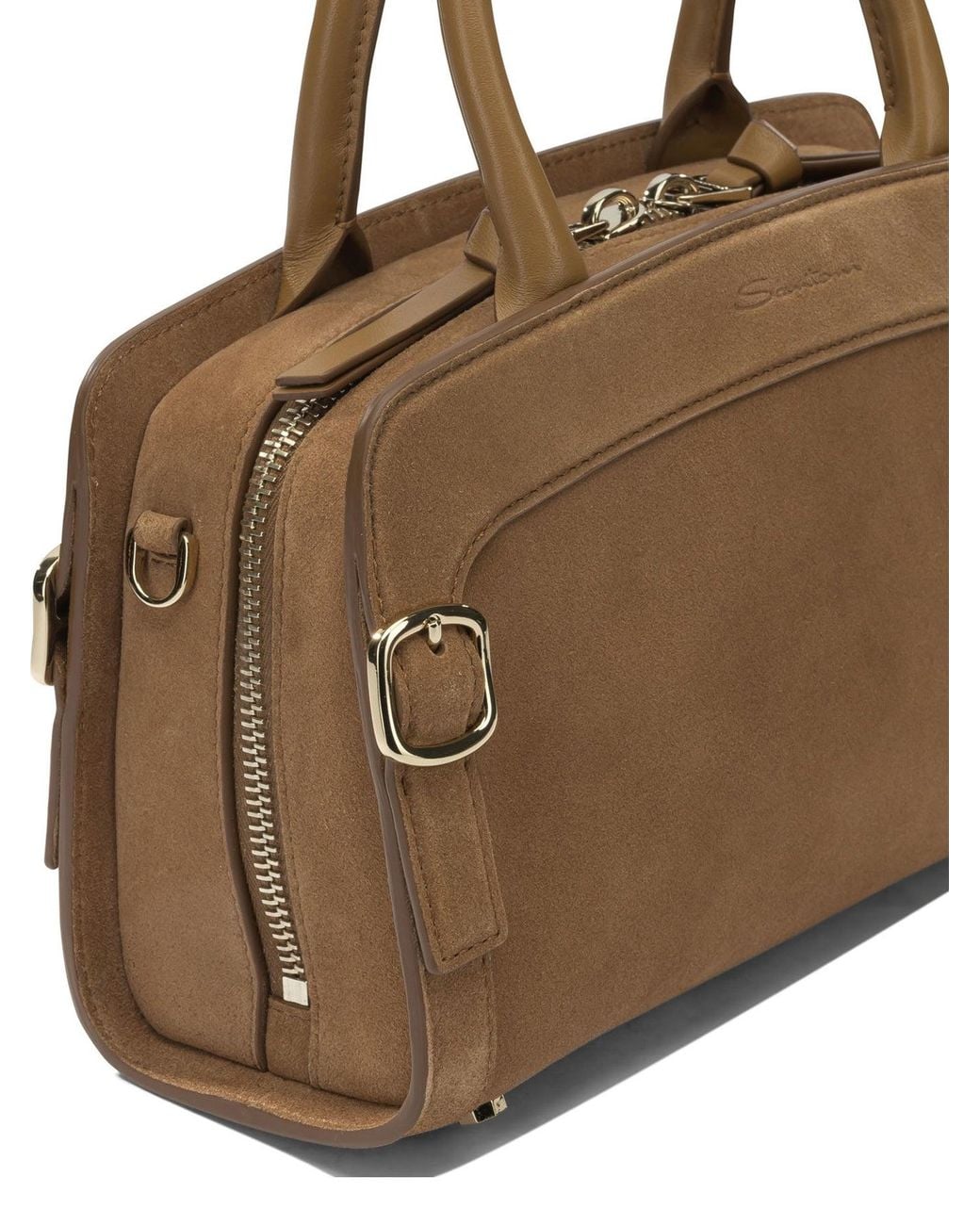 Santoni Brown "Didi" Small Handbag