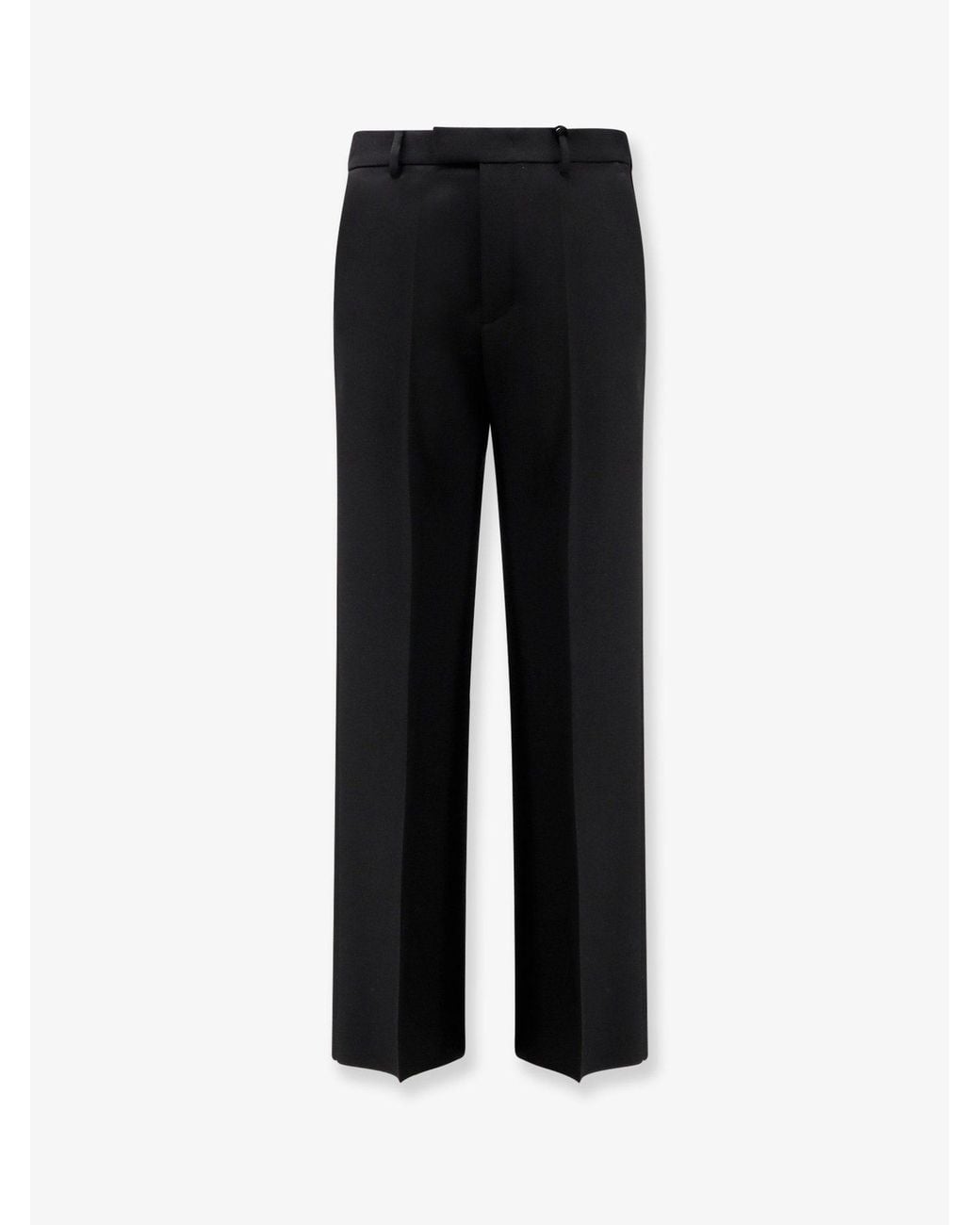 Valentino Black Virgin Wool Trousers for men