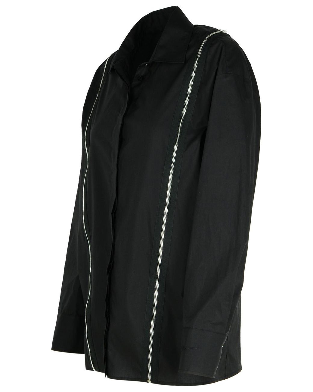 MSGM Black Cotton Shirt for men