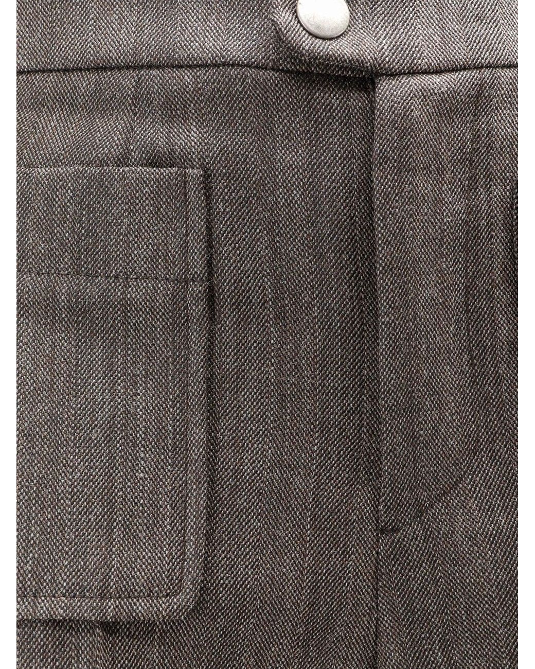Soeur Gray Harold Wool Trousers