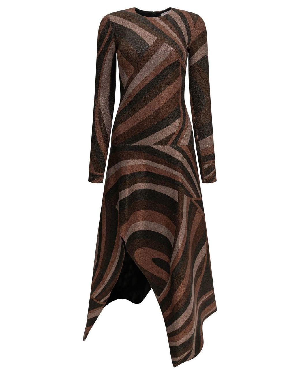 Emilio Pucci Black "Iride" Long Dress