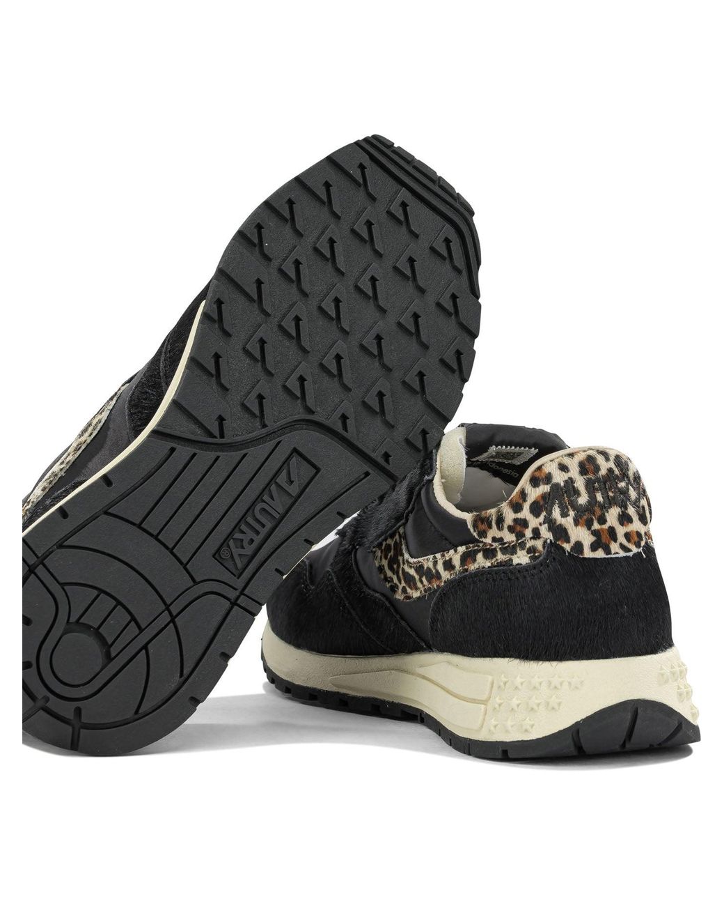 Autry Black "Reelwind" Low-Top Sneakers