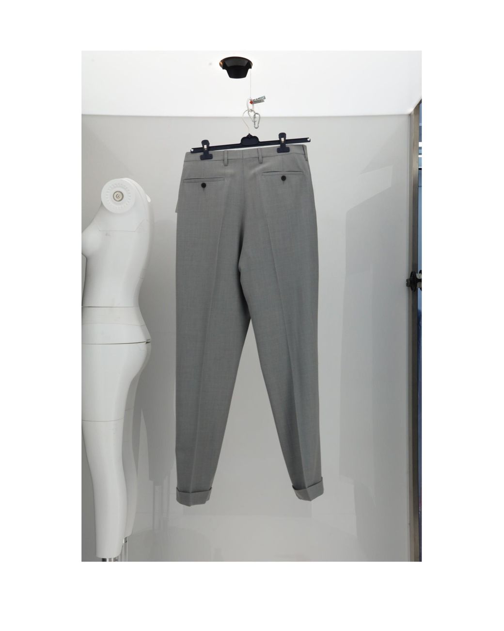 Dior Gray Trousers Viscose for men