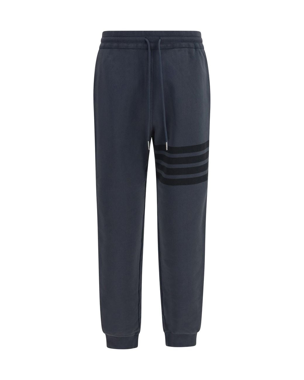 Thom Browne Blue Loopback 4-Bar Track Pants Charcoal for men