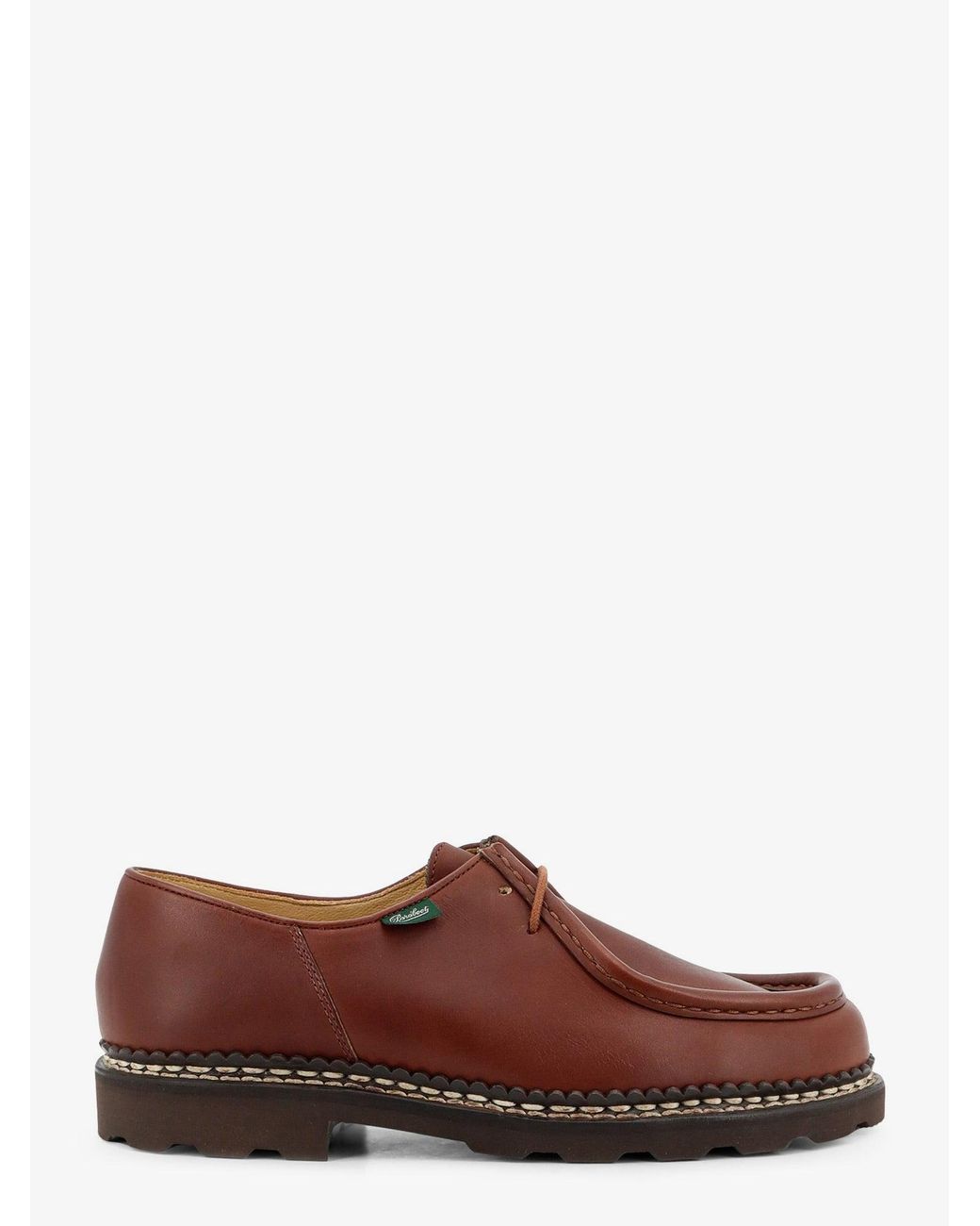 Paraboot Brown Michael Leather Lace-Up for men