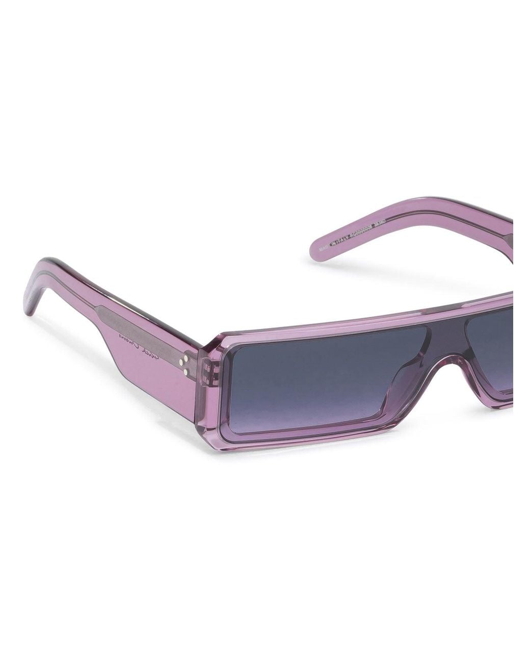 Rick Owens White Gethshades Sunglasses