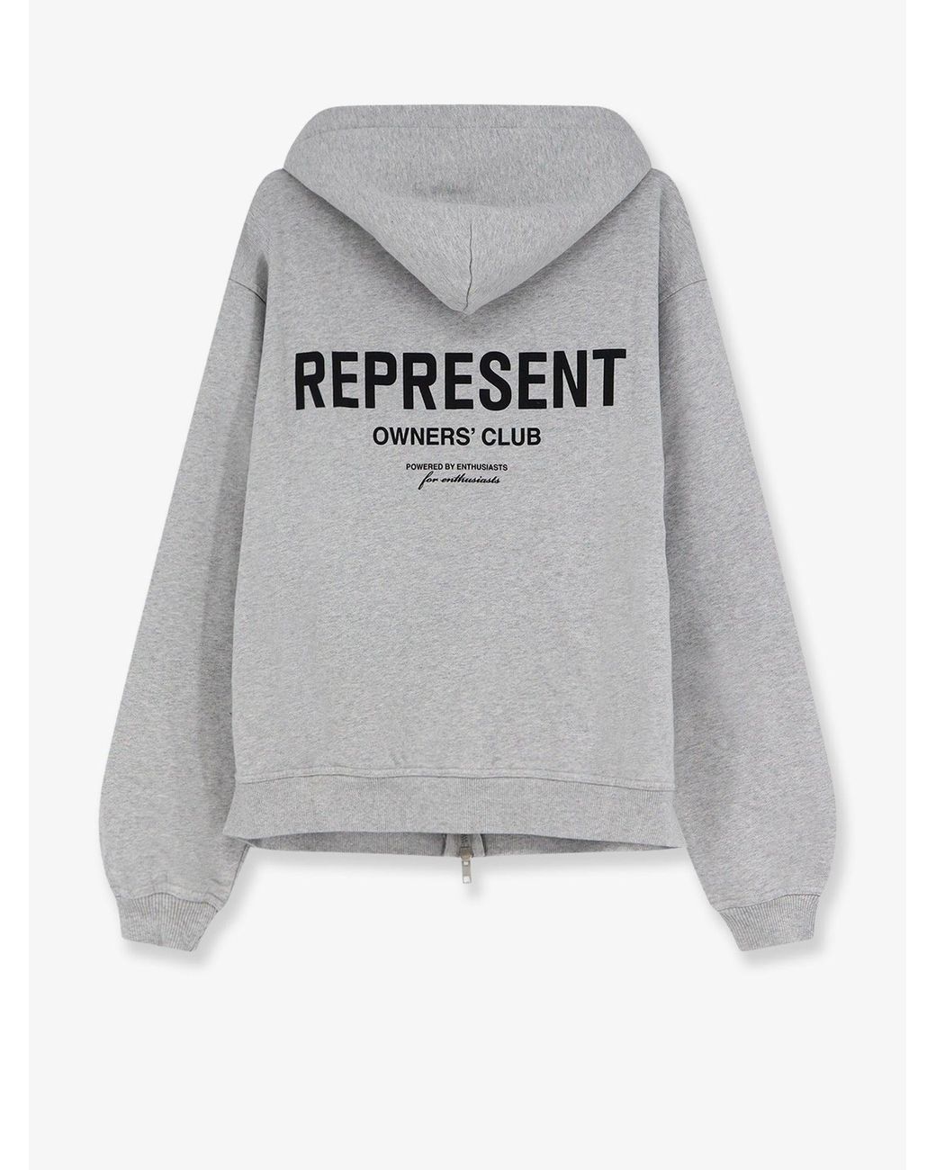 Represent Gray Cotton Sweatshirt for men