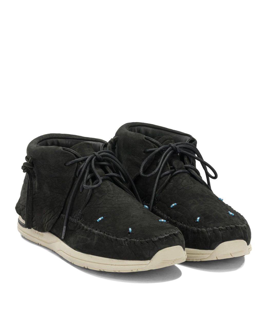 Visvim Black "Lhamo Folk" Lace-Up Boots