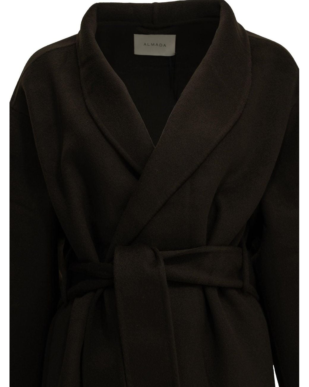 Almada Label Black "Mara" Long Coat